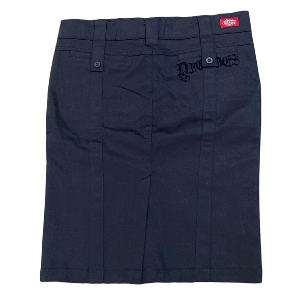 BNWOT Dickies Pencil Skirt, Beautiful Detailing! Slit up back, Black - Picture 4 of 16